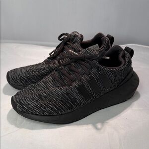 adidas Black and Gray Kids Sneakers